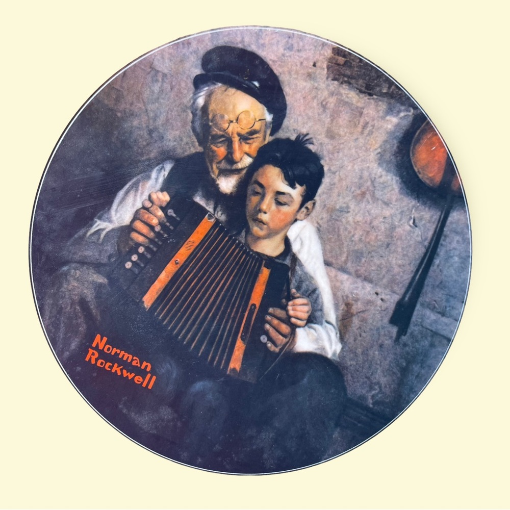Norman Rockwell Plate the Music Maker